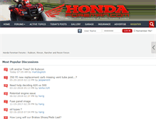 Tablet Screenshot of hondaforeman.com